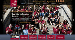 Desktop Screenshot of iona.edu