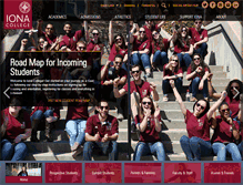 Tablet Screenshot of iona.edu